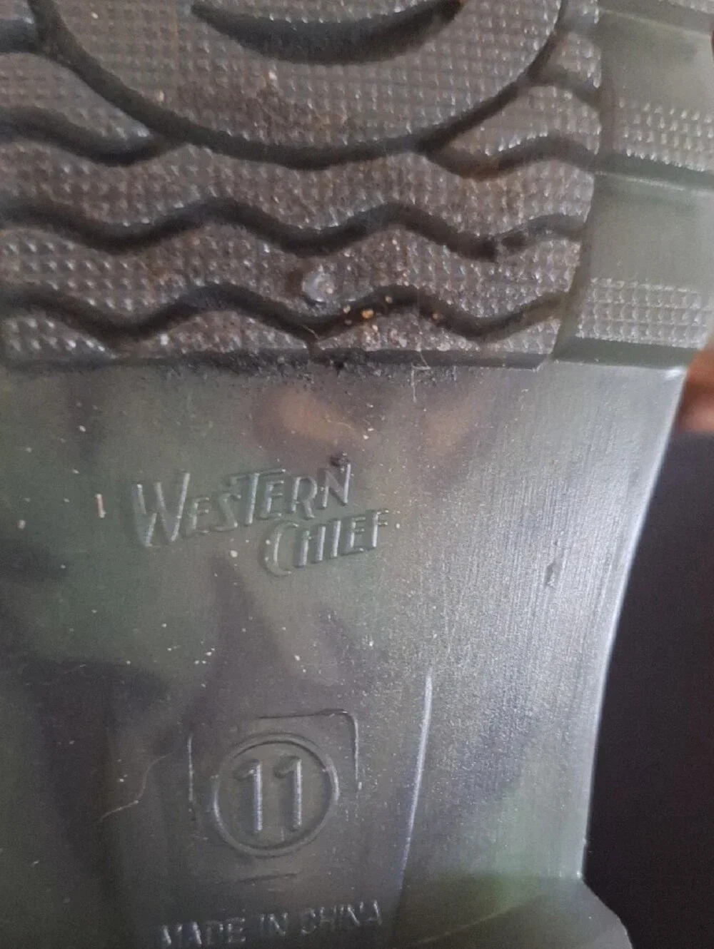 Western Chief Teal Shark Print Kids Rain Boots Size 11